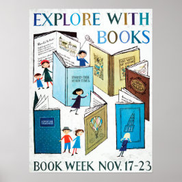 Póster 1957 Children's Book Week Poster