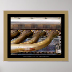 Póster 1957 motor de Meyer Drake - detalle