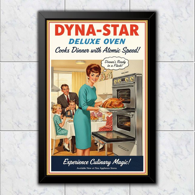Póster 1960 Vintage Dyna-Star Oven Advertising (Subido por el creador)