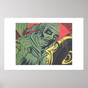 Póster 1960s Golden age horror comics   scary retro comic