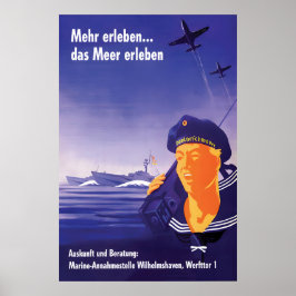 Póster 1960s Western German Military Recruitment Poster