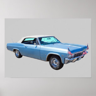 Póster 1965 Chevy Impala 327 Convertible
