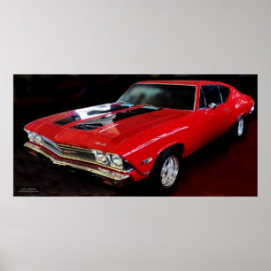 PÓSTER 1968 POSTER DE CHEVELLE 427