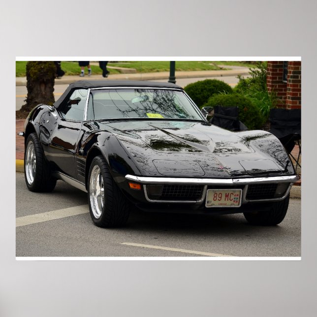 Póster 1969 C3 Corvette convertible (Frente)