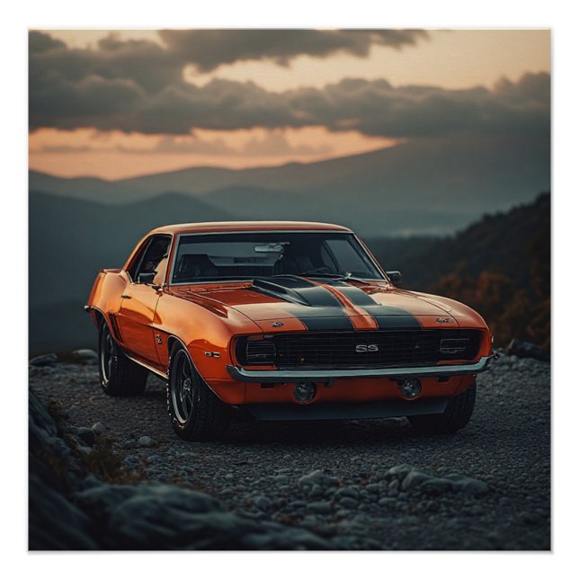Póster 1969 Camaro SS/RS (Anverso)