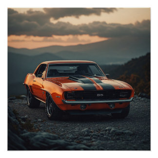 Póster 1969 Chevrolet Camaro SS/RS