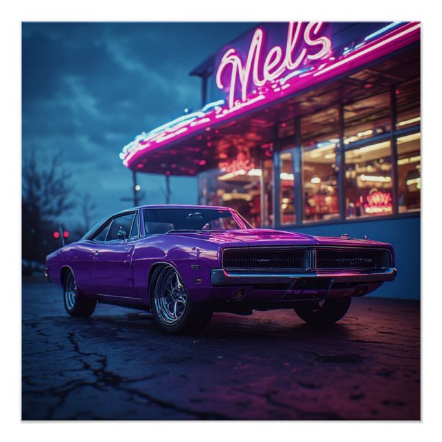 Póster 1969 Dodge Charger (Anverso)