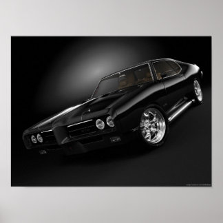 Póster 1969 pontiac gto "El juez" - Personalizado