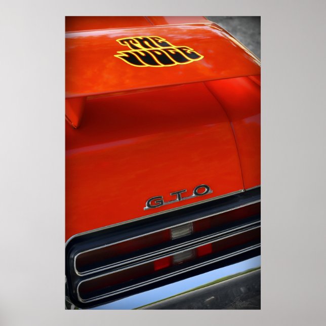 Póster 1969 Pontiac GTO Juez (Frente)