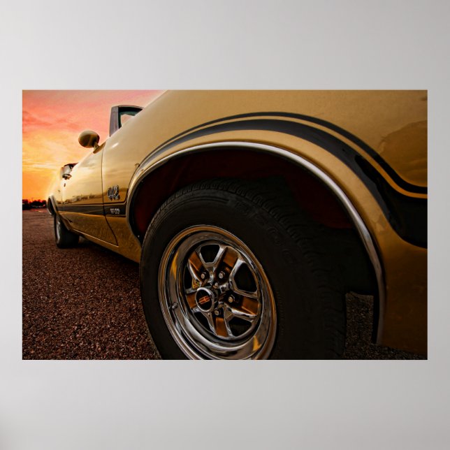 Póster 1970 Olds 4-4-2 W-30 (Frente)