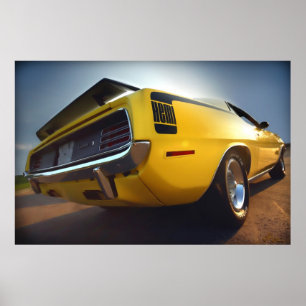 Póster 1970 Plymouth HEMI 'Cuda Hemicuda
