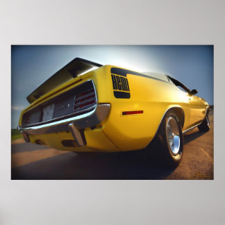 Póster 1970 Plymouth HEMI 'Cuda Hemicuda