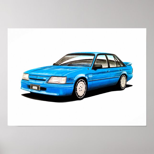 Póster 1984 VK Holden Commodore SS by CarsinArt (Frente)