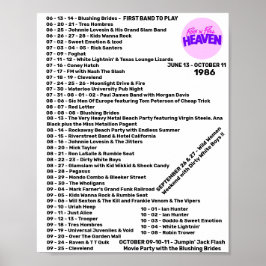 PÓSTER 1986 PARTE 1 - ROCK'N'ROLL HEAVEN