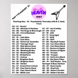 PÓSTER 1987 - ROCK'N'ROLL HEAVEN (PARTE 2)