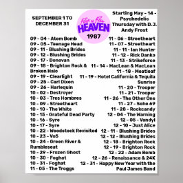 PÓSTER 1987 - ROCK'N'ROLL HEAVEN (PARTE 3)