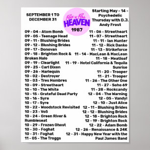 PÓSTER 1987 - ROCK'N'ROLL HEAVEN (PARTE 3)