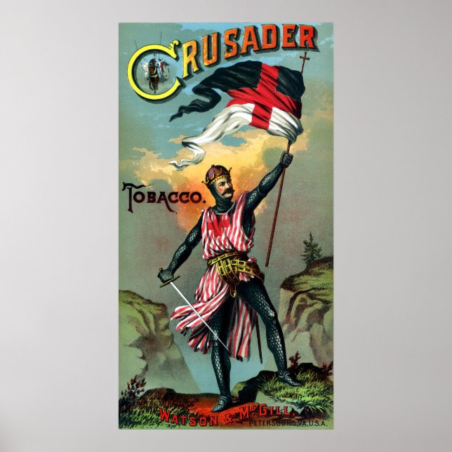 Póster 19.º Poster de Tabaco Crusader (Frente)