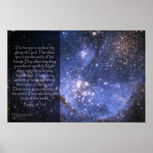 Póster 19:1 del salmo - 4