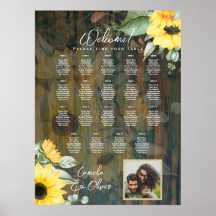 Póster 19 SILLONES DE FOTOGRAFÍA DE MADERA Rústica