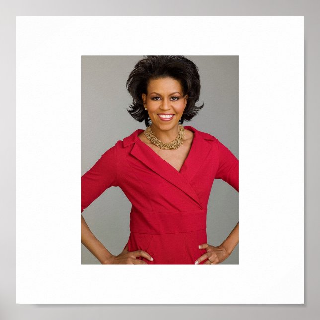 PÓSTER 1.ª DAMA MICHELLE OBAMA (Frente)