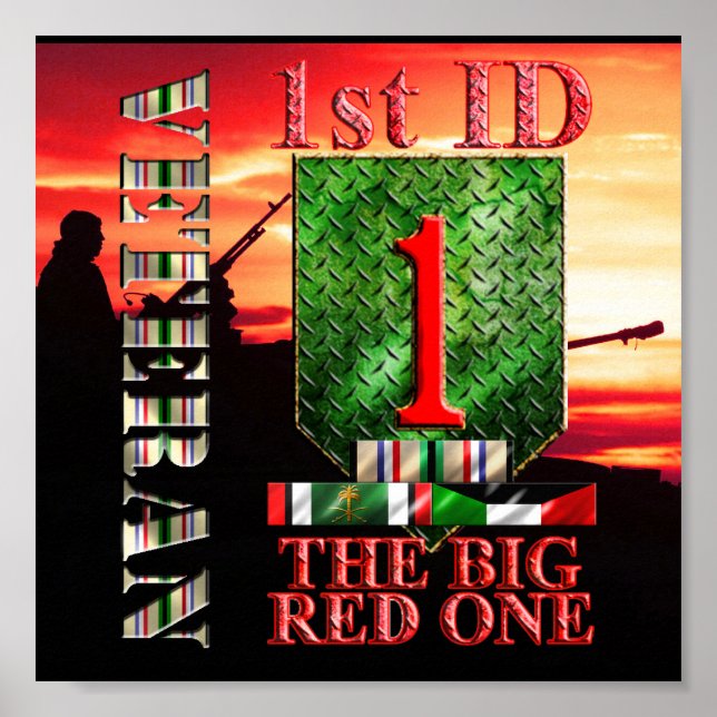 Póster 1.ª División de Infantería Veterana de Tormenta de (Frente)