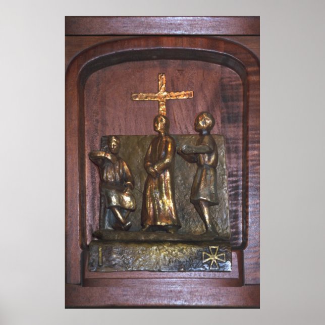 Póster 1.ª Estación de la Cruz (Frente)