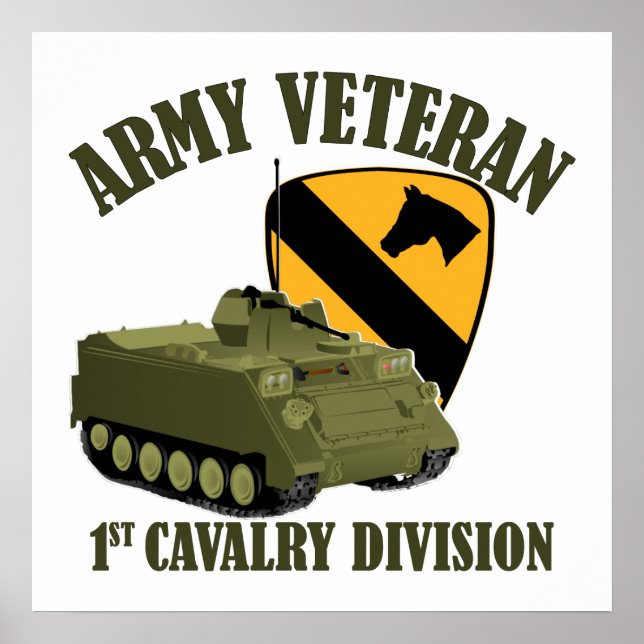 Póster 1.ª Vet Cav - APC M113 (Frente)