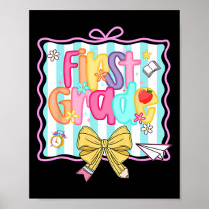 Póster 1.ᵉʳ Día Del Preppy De 1º Grado De Vuelta A La Esc