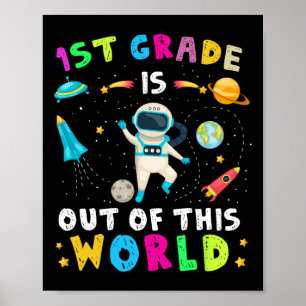 Póster 1.ᵉʳ Grado De Este Astronauta Mundial De Vuelta A 