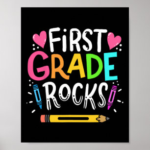 Póster 1.ᵉʳ Grado de Regalo de Maestros Rock de 1er Grado