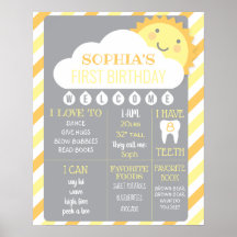 1.ᵉʳ Poster de Nacimiento Sunshine