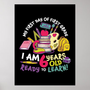 Póster 1.ᵉʳ Primer Día De Primer Grado