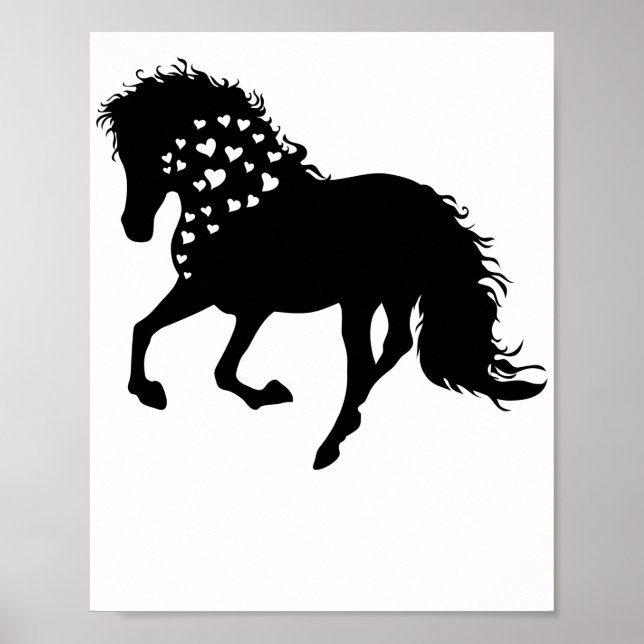 Póster 1- Camisa de caballo, Tee de caballo, caballo de C (Frente)