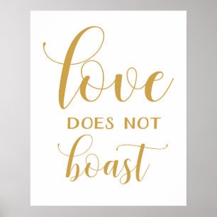 Póster 1 Corinthians 13 - Wedding Aisle Signs
