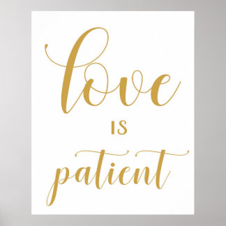 Póster 1 Corinthians 13 - Wedding Aisle Signs