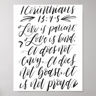 Póster 1 Corintios 13:4 (1 de 3)