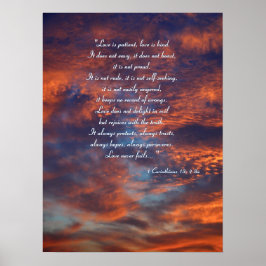 Póster 1 Corintios 13; 4-8a | INSPIRADOR