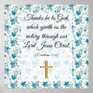 Póster 1 Corintios 15:57