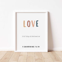 1 Corintios 16:14 poster de amor