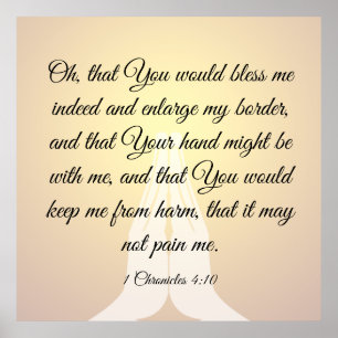 Póster 1 Crónicas 4:10