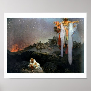 Póster #1 Eslavos en su patria original, Mucha