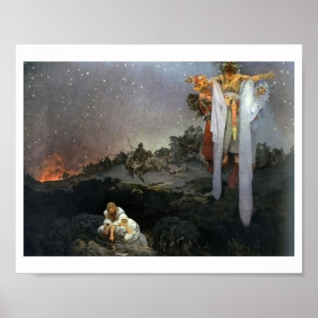 Póster #1 Eslavos en su patria original, Mucha (Frente)