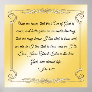 Póster 1 Juan 5:20
