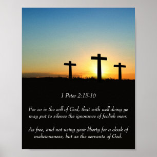 Póster 1 Peter 2:15-16