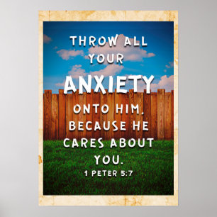 Póster 1 peter 5:7