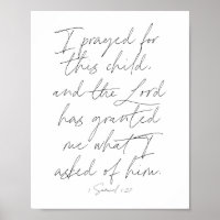 1 Samuel 1:27 Script