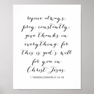 Póster 1 Thessalonians 5:16-18