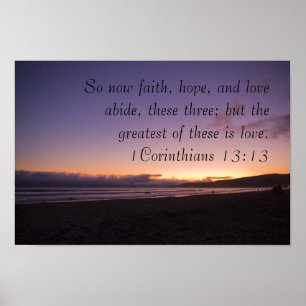 Póster 1Corinthians 13:13