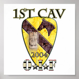 Póster 1r División 2004 OIF de la caballería
